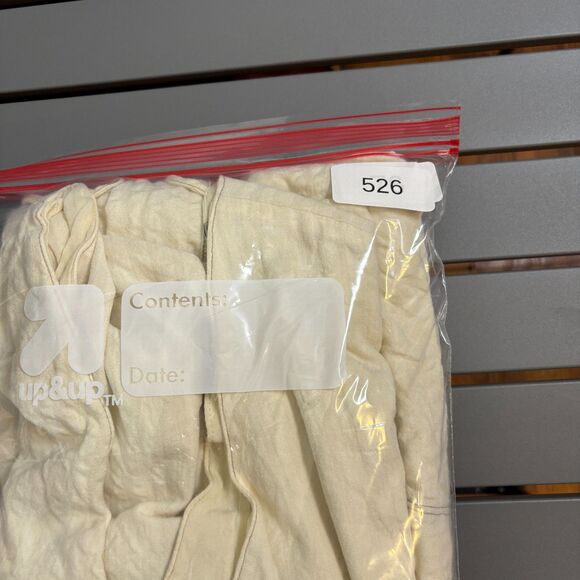 Urban Outfitters Serendipity Linen Babydoll Dress Womens S Cream Smocked V Neck - Picture 10 of 10